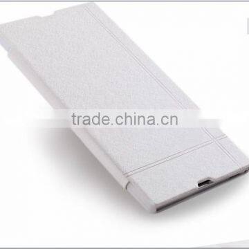 Luxury book style flip leather case for Sony xperia Z1 L39h