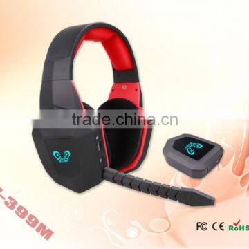 computer Bluetooth Headphones, Stereo Bluetooth Headphone ,headset gaming with LEDlogo lighting earlaps