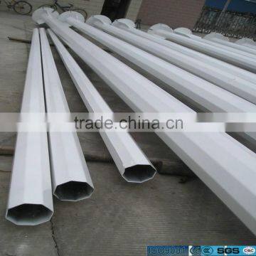 Steel Q235/345 hot dip galvanizing 3-30m competitive outdoor street lighting pole supply by full set facility factory