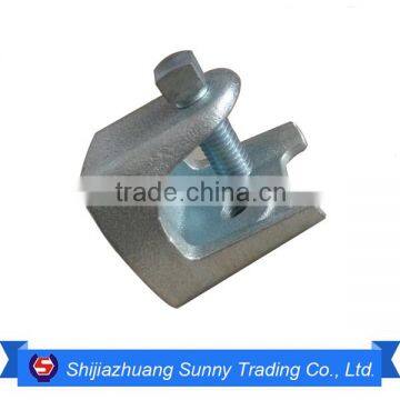 Standard zinc finish malleable iron beam clamp
