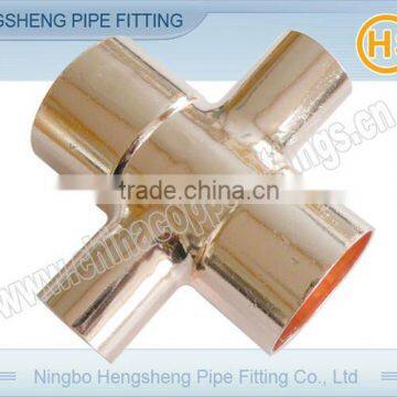 Copper Reducing Cross fitting