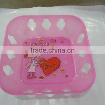 plastic square Fruit basket