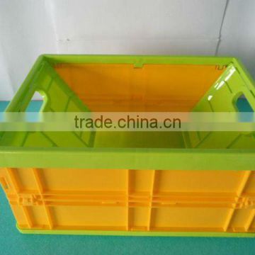 plastic folding fruit crate