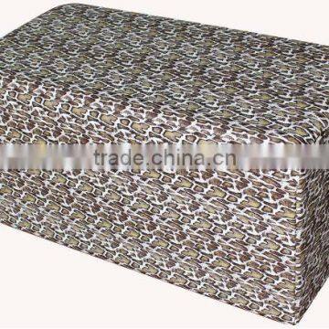 Luxury!Grey PVC Leather folding storage bench