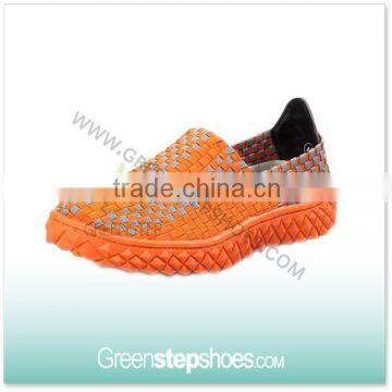 2016 Women Elastic Hand Woven Walking Shoes For Lovers photo-4
