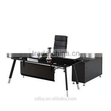 PT-D0603 Hot sale high quality tempered glass office table design