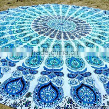 Mandala Roundie Round Hippie Tapestry Roundie Yoga Mat Tapestry Round Beach Throw Towel Table Cover Boho Roundie photo-4