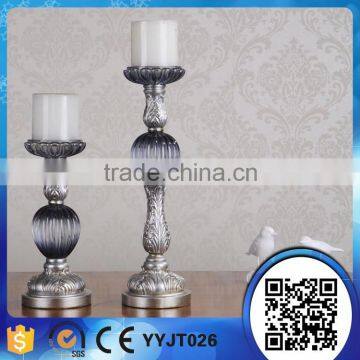 factory price resin candlestick holder