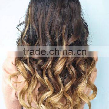 popular fashion best grade double drawn balayage hair extensions