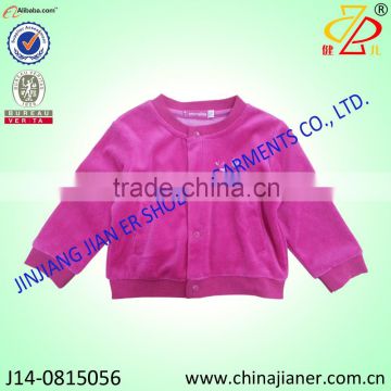 Hot sale cute baby coat plain baby coat,baby girl coat