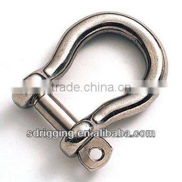 JIS BC Shackle Screw Pin Anchor Shackle Without Collar