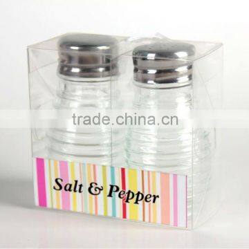 Clear Glass Spice Jar With Tin Lid