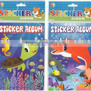 2013 New design sticker book -- Marine Animal