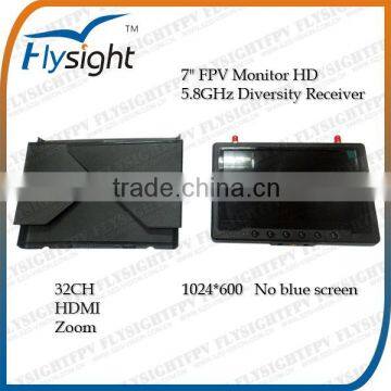 Latest! 5.8G 32CH 7" LCD Portable Monitor with HDMI Input for FPV Plane Platform RC801 517