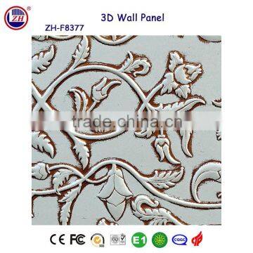 latest popular beautiful factory price mdf 3d wall panel for interior decor