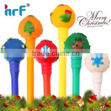 promotional Christmas ball topper pen for gift