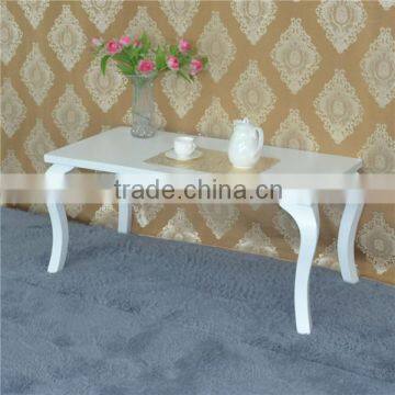 Matt White Living Room Simple Coffee Table photo-3