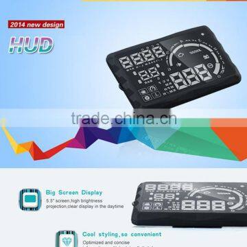 Hot selling Big screen Universal OBD II HUD