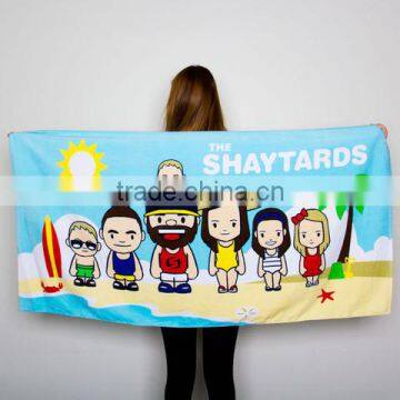 100% Cotton Reactive printing beach towel
