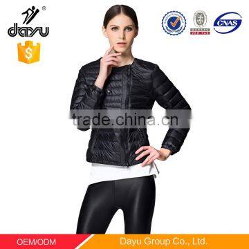 European down jackets ultra light women quilted bomber jacket wholesale