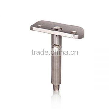 Adjustable inox Pivot, Pin with plate, Handrail bracket with saddle