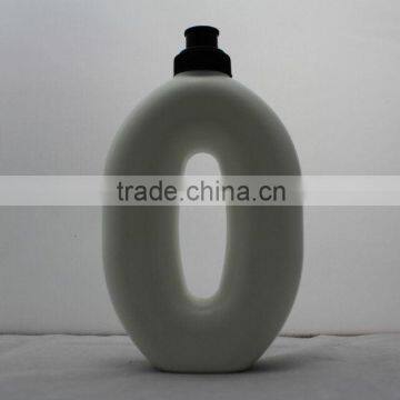 "O" Shaped plastic water bottle, BPA FREE