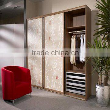 Hotel Use Wooden Bedroom Wardrobe with Blind Doors