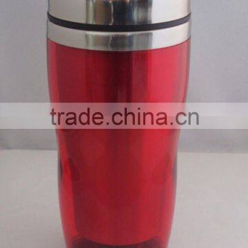 double wall plastic travel mug