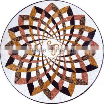 geometric marble mosaic floor medallion patterns