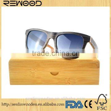 2016 best quality hot sales fda approval hinge veneer wood sunglasses