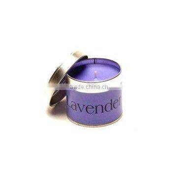 Tin candle for Spa & Massage