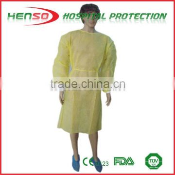 HENSO Disposable Yellow Isolation Gown