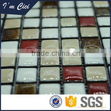 Decorative square ceramic natural stone mosaic for outdoor wall CC-Z005