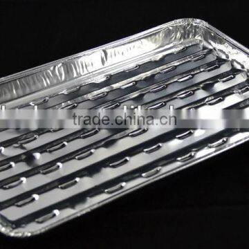 Making the disposable aluminum barbecuetray for home and outdoor