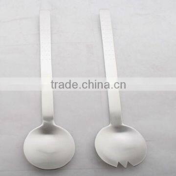 stainless steel salad spoon set