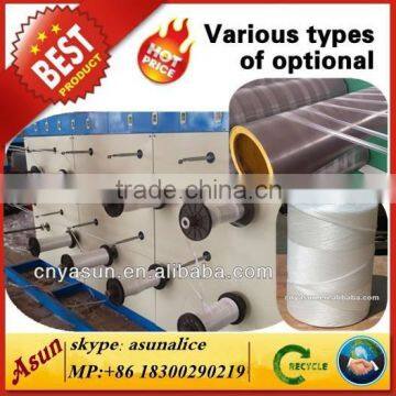 PP flat yarn extruding machine/PP rope making machinery