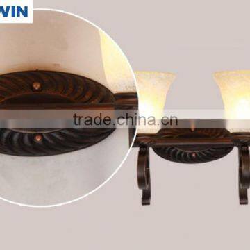 2*E14 Modern Glass Wall Lights Hotel Wall Sconce Lamp photo-3