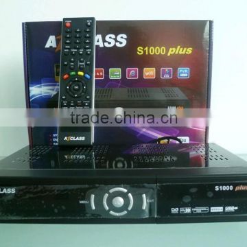 Azclass s1000 plus hd receiver FREE IKS NAGRA3 SUPPORT USB WIFI,YOUTUBE