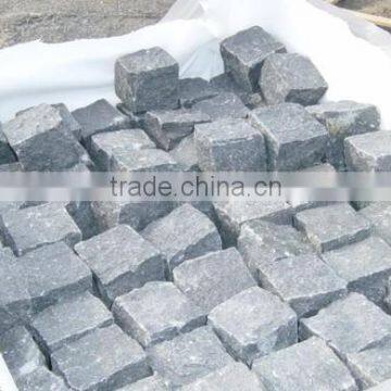 Outdoor basalt blocks stone paving tiles for driveway on sale