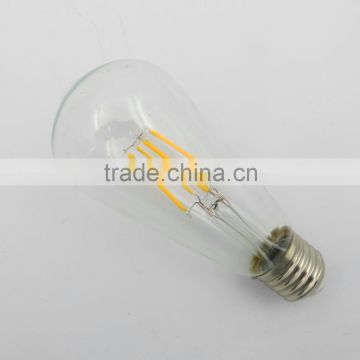 ST58 4W E27 dimmable led filament bulb