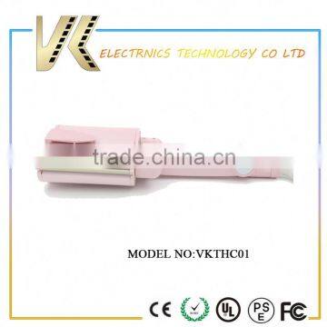 Ceramic Tourmaline 3 Barrel Waver Digital Triple Barrel Hair Curling Iron Wand