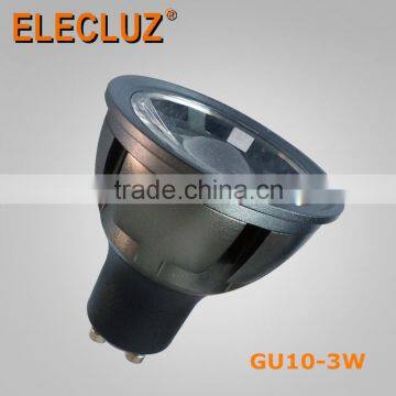 AC100-240V led spot light gu10 3w ce rohs gu10 3 watt gu10 led lamp factory warranty 1 years