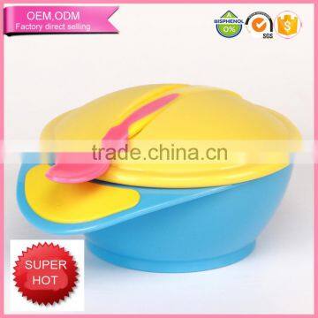 wholesale baby products baby tableware with spoon bpa free