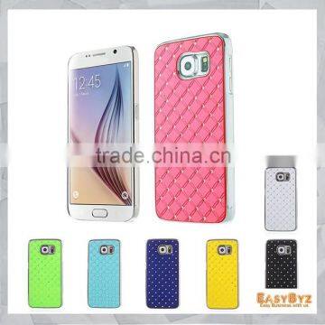 For Samsung Galaxy S6 Rhinestone Starry Sky Plated Hard Case, PC Case for Samsung Galaxy S6