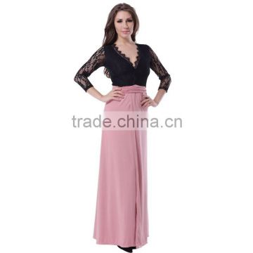 The hottest sale item half sleeve full length tall tube women sexy maxi dress