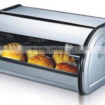 stainless steel kitchen bread bin & canister set