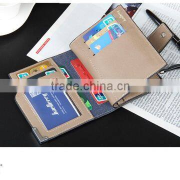 Fashion Short Man Leather Baellerry Wallet photo-6