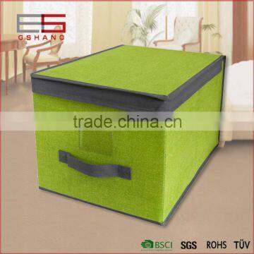 good quality wholesale fabric home closet folding fabric storage box