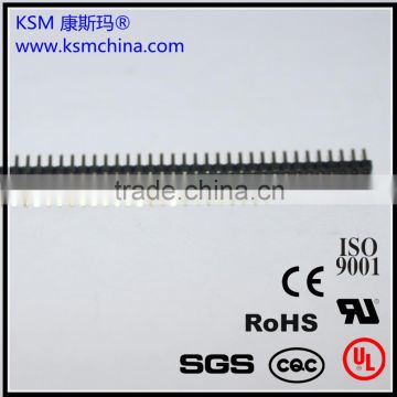 1.27mm 1*50 pin single row pin header electronic connector