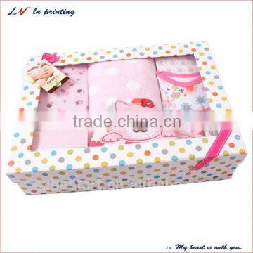 hot sale baby cloth packaging boxes made in shanghai